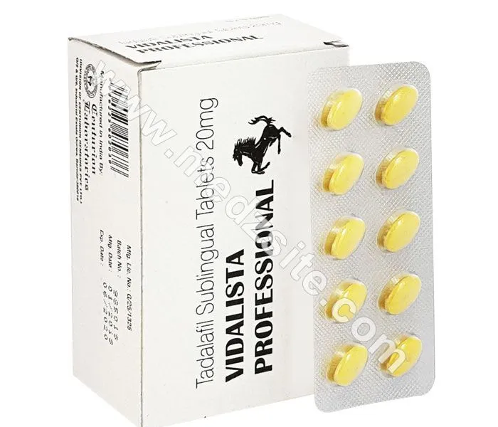 Vidalista Professional 20 mg (Tadalafil)